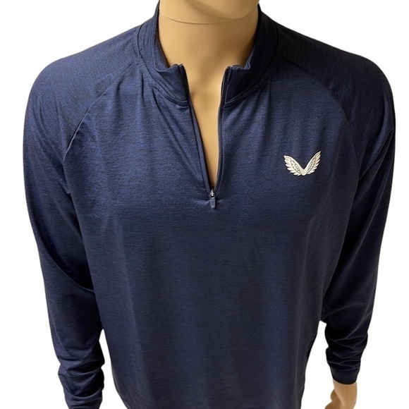 Castore PRO TEK MARL 1/4 ZIP MEN SHIRT SIZE L - Picture 5 of 11